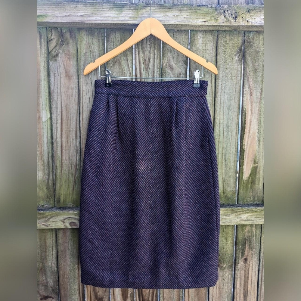 Vintage 80's Gianni Sport Purple, Black, Yellow, Blue, Red, & Green Skirt